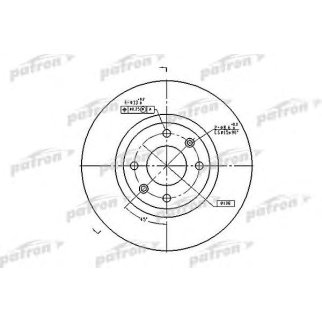 Диск тормозной PATRON PBD4183 фото