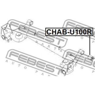 Сайлентблок задней подвески FEBEST CHAB-U100R фото