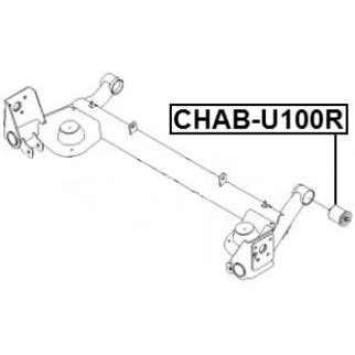 Сайлентблок задней подвески FEBEST CHAB-U100R фото 2 Сайлентблок задней подвески FEBEST CHAB-U100R фото 2