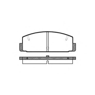 Колодки тормозные REMSA _017910 фото