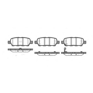 Колодки тормозные к-кт REMSA 0876.01 фото