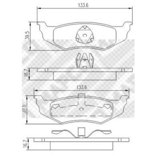 Колодки тормозные комплект фото