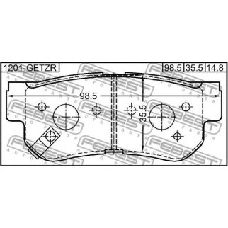 Колодки тормозные задние фото
