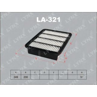 Фильтр воздушный LYNXauto LA-321 фото