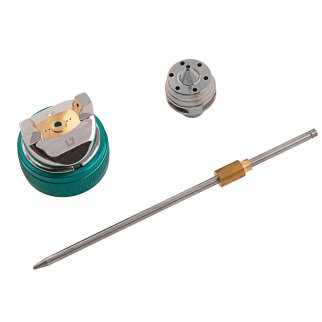 Набор для краскопульта AS802HVLP сопло 1,7мм игла чашка Stels фото