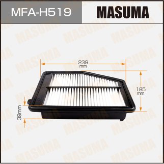 Фильтр воздушный Masuma MFA-H519 фото