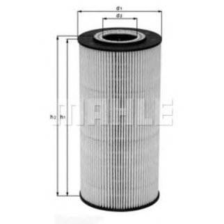 Фильтр масляный MAHLE OX 1231 D фото 2