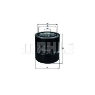 Фильтр пневматической системы MAHLE AL 24 фото