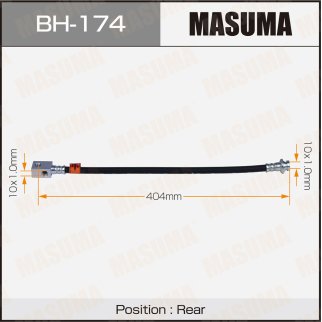 Шланг тормозной Masuma BH-174 фото