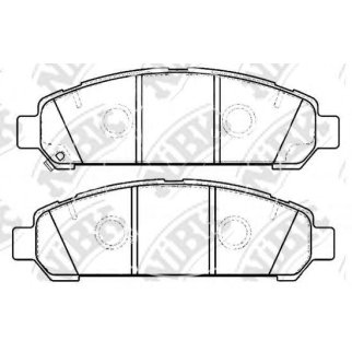 Колодки тормозные передние к-кт NiBK PN21003 фото
