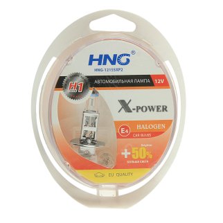 Лампа 12V H1 (55) P14.5s+50% X-POWER (2шт+2шт W5W) 12V HNG фото
