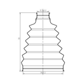 Пыльник ШРУСа TRIALLI FG 0816 фото 3