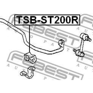 TSBST200R_втулка стабилизатора заднего центральная! Toyota Celica ST202 93-99 фото