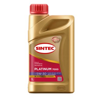 Масло моторное SINTEC PLATINUM 7000 5W30 GF-6A синт. 1л фото