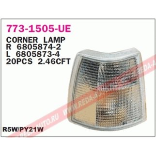 Фонарь указателя поворота лев VOLVO: 850 92-93 фото