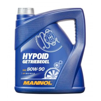 Масло трансмиссионное MANNOL HYPOID 80W90 GL-5 мин. 4л. фото
