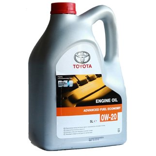 Масло моторное TOYOTA GENUINE MOTOR OIL 0W-20 AFE EXTRA, 5л TOYOTA 08880-86294 фото 1