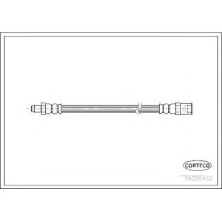 Шланг тормозной CORTECO 19026432 фото