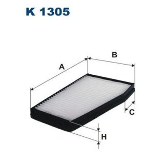Фильтр салона FILTRON K 1305 фото