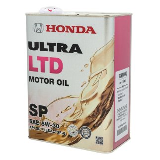 Масло моторное 5W-30 HONDA ULTRA API SP 4л фото