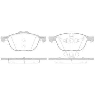 Колодки Ford Kuga 1.6i-2.0TDCi 13> перед. Remsa фото