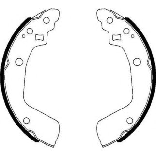 Колодки барабанные к-кт Hella 8DB 355 022-051 фото