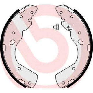 Колодки барабанные к-кт brembo S 23 576 фото