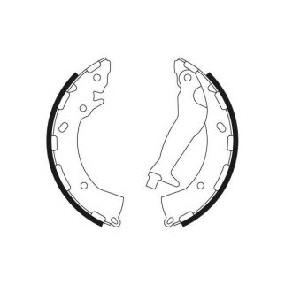 Колодки барабанные к-кт TEXTAR 910726 00 фото