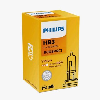 Лампа 12V HB3 60W +30% PHILIPS Premium 1 шт. картон 9005PRC1 фото