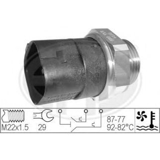 Датчик вкл.вентилятора 3х конт ERA 330283 фото