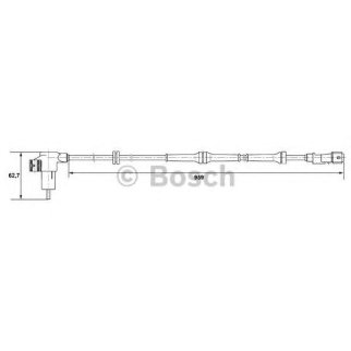 Датчик ABS задний BOSCH 0 265 006 659 фото