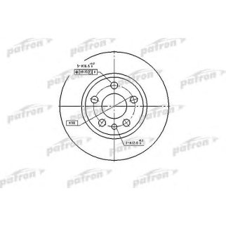 Диск тормозной передн CITROEN: EVASION 97-02, JUMPY 95-, JUMPY фургон 95-, FIAT: SCUDO Combinato 96-, SCUDO фургон 96-, ULYSSE 97-02, PEUGEOT: 806 95-02, EXPE фото