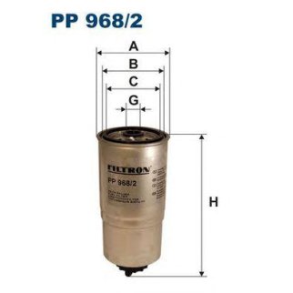 Фильтр топливный FILTRON PP 9682 фото