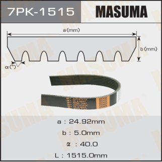 Ремень ручейковый Masuma 7PK-1515 фото