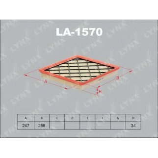 Фильтр воздушный LYNXauto LA-1570 фото