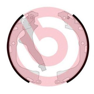 Колодки барабанные к-кт brembo S 85 542 фото