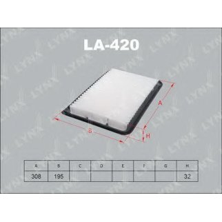 Фильтр воздушный LYNXauto LA-420 фото