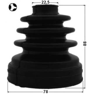 0115-ZNRRHT_к-кт пыльника ШРУСа внутр.! Toyota Avensis T220 1.8 00-03/Corolla Verso III R10 04-09 фото 2