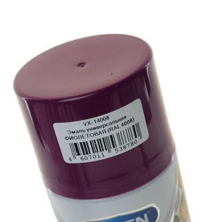 Эмаль универсальная VIXEN фиолетовая (RAL 4008), аэрозоль 520 мл фото 1