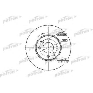 Диск тормозной PATRON PBD4364 фото