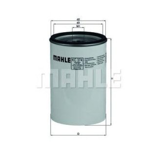 KC374D_фильтр топливный !cепаратор IVECO STRALIS/Omn MB CITARO фото 2