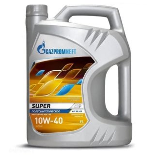 Масло моторное Gazpromneft Super 10W-40 полусинтетическое 5 л 253142143 фото