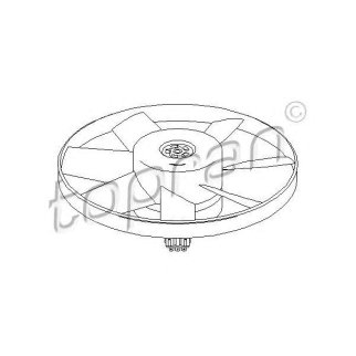 Вентилятор радиатора topran 107716755 фото