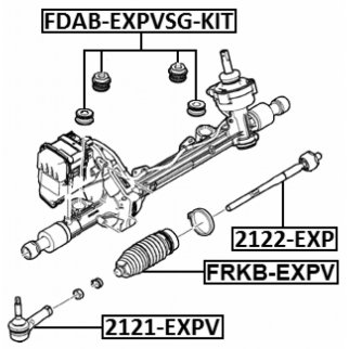 Наконечник рулевой FEBEST 2121-EXPV фото 2
