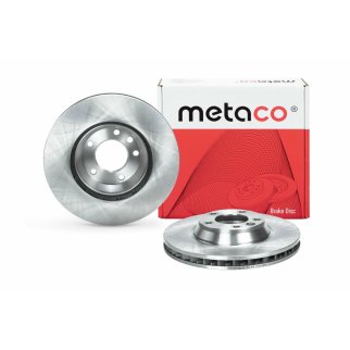 Диск тормозной передний вентилируемый левый metaco 3090-002L фото 3