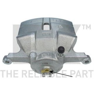 2122162_суппорт тормозной передний правый! Akebono d60 Nissan Qashqai/X-Trail II 1.6-2.0/2.0dCi 07> фото