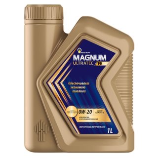 Масло моторное MAGNUM Ultratec FE 0W20 синт.1л РОСНЕФТЬ фото