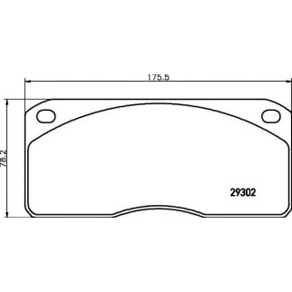 Колодки тормозные VOLVO FL дисковые (176x78x22) (4шт.) TEXTAR фото