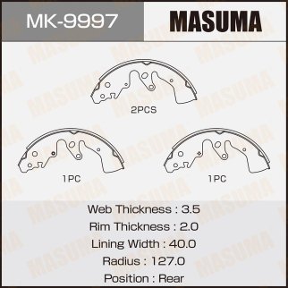 Колодки барабанные к-кт Masuma MK-9997 фото