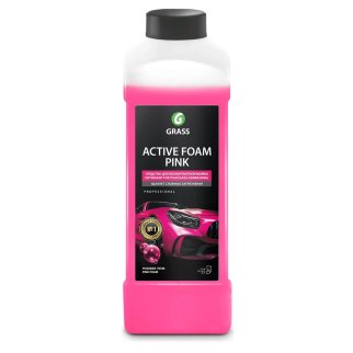 Шампунь автомобильный для бесконт. мойки Aktive Foam Pink 1кг GraSS фото